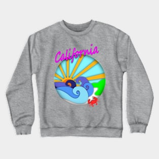 California Beach Crewneck Sweatshirt